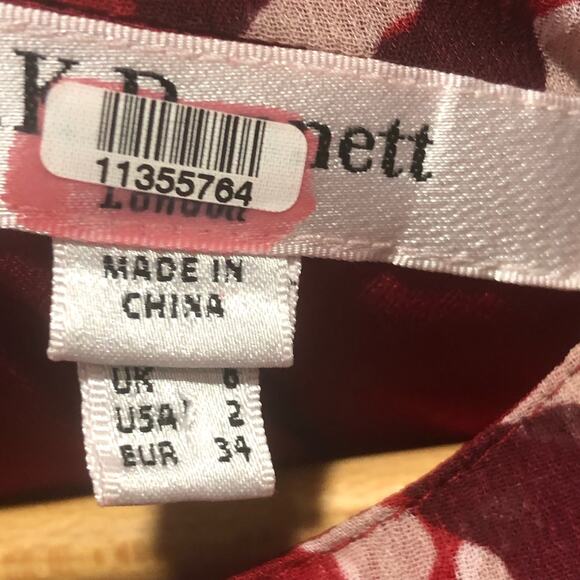 LK Bennett London DR Damiell Long Sleeve Midi Dress US 2 - Picture 4 of 9